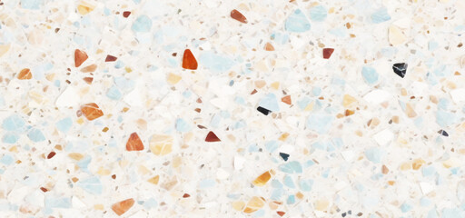 Colorful terrazzo pattern abstract background vector illustration. Multicolored terrazzo with tiny colorful marble patterns. Abstract design with colorful terrazzo flooring texture background.