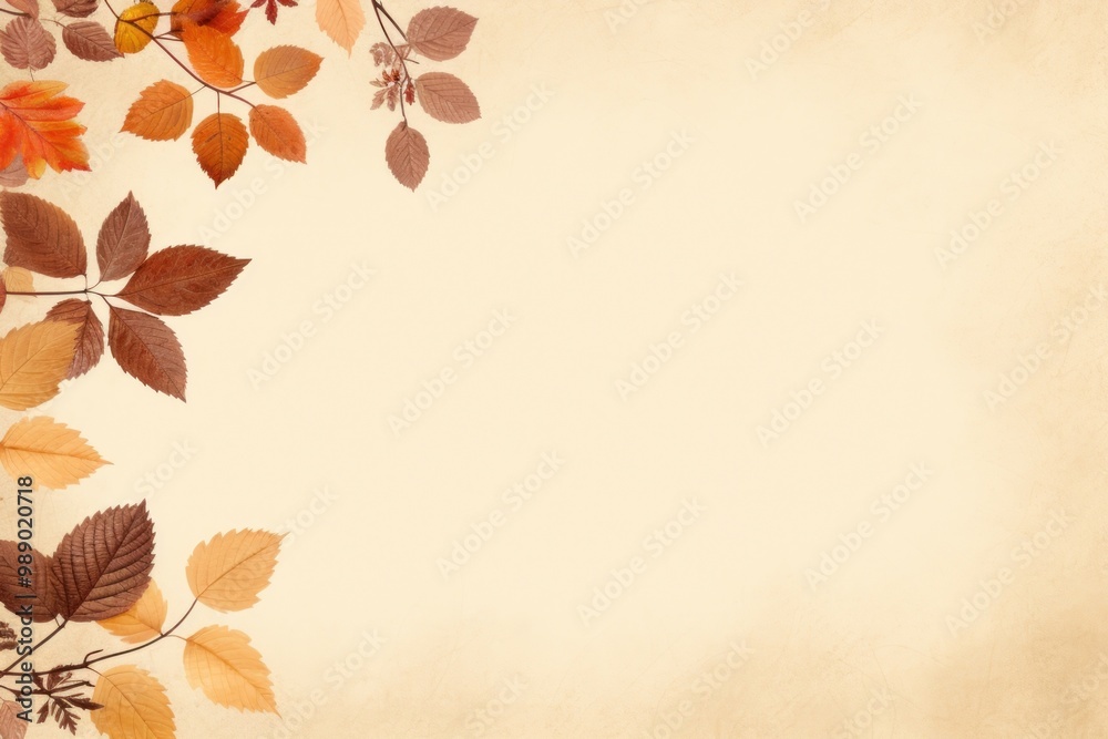 Canvas Prints Fall leaves backgrounds pattern plant.