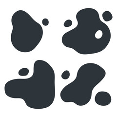 Cow print vector illustration isolated on background.