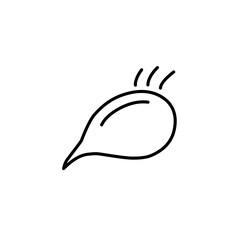 Sketch pen design elements. Doodle simple brush stickers. Hand drawn speech bubble, decorative signs, emotion effects icon. Stars, arrow, sparkle, line shape. Vector set, art sketch isolated set