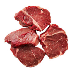 Juicy Red Steak Cuts - Succulent Meat Texture
