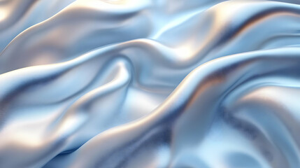 Fototapeta premium Soft, Smooth, and Silky: Light Blue Fabric Drapes