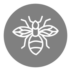 Nature Insect Round Logo