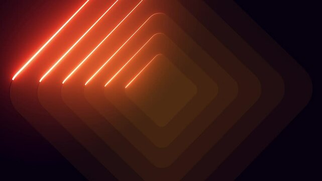 Neon motion technology background seamless looping animation.