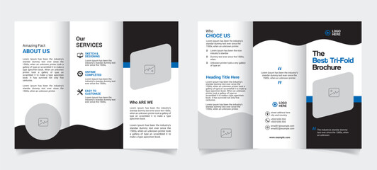 Trifold Brochure Template Vector File