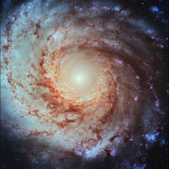 Fototapeta premium Mesmerizing Spiral Galaxy Photograph