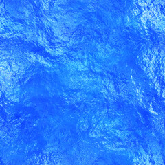 Blue water texture, blue reflective water background