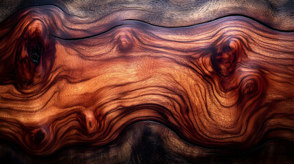 Fototapeta premium Wavy Wood Grain Texture Background Image