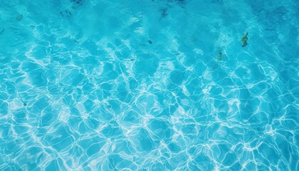 Blue water surface with light reflections perfect for backgrounds, nature themed designs, travel blog banners, or calming meditation visuals. Generative AI