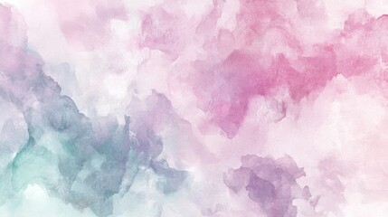 Soft Watercolor Texture in Pastel Hues for Wedding Invitations, Posters, and Artistic Designs