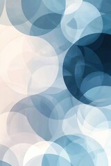 Abstract Background with Overlapping Circles in Blue, White, and Gray for Wellness Posters and Designs