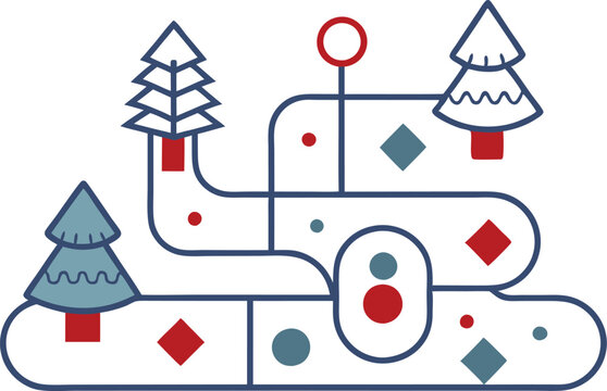 recommend clip art: Winter Wonderland a Cozy Board Game Journey with Stunning Vector Art
                    