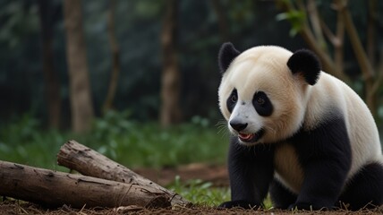 Obraz premium giant panda bear