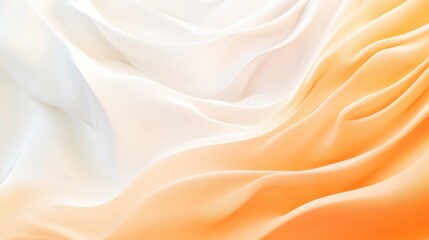A soft white-orange gradient with flowing wave patterns, perfect for adding a vibrant and refreshing touch to your eco-friendly visuals