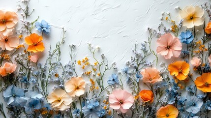 ethereal watercolor wedding invitation delicate wildflowers frame elegant calligraphy