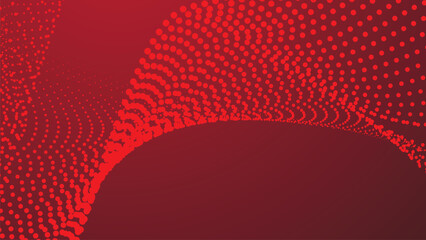 Red abstract background with halftone for backdrop or presentation