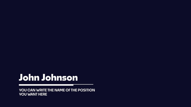 Universal Lower Third | Unique Lower Thirds for Educational and Tutorial Videos