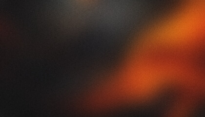 Blurred gradient background with a grainy texture and a mix of black and orange tones