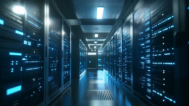 Server Room Data Center Technology Network Infrastructure