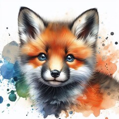 Fototapeta premium süßes Fuchsbaby