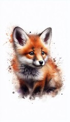 Obraz premium süßes Fuchsbaby