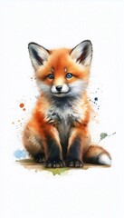 Fototapeta premium süßes Fuchsbaby