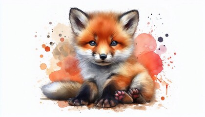 Fototapeta premium süßes Fuchsbaby