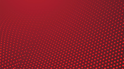 Red abstract background with halftone for backdrop or presentation