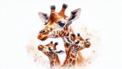 Obraz premium niedliches Giraffenbaby