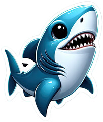 Fototapeta premium Shark Tales: Fin-tastic Adventures