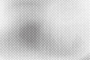 Triangle Shapes Vector Abstract Geometric Technology Oscillation Wave Isolated on Light Background. Halftone Triangular Retro Simple Pattern. Minimal 80s Style Dynamic Tech Wallpaper	