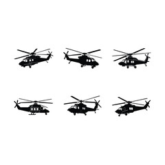 Stunning generative AI helicopter vector and line art design for modern graphics