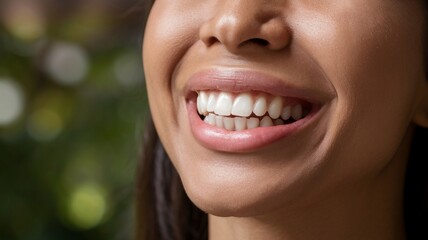 Obraz premium close up of a person smiling