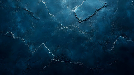 Dark Blue Textured Background with Cracked Surface