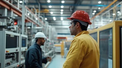 Workers in a clean energy factory promoting SDG 9: Industry, Innovation, and Infrastructure