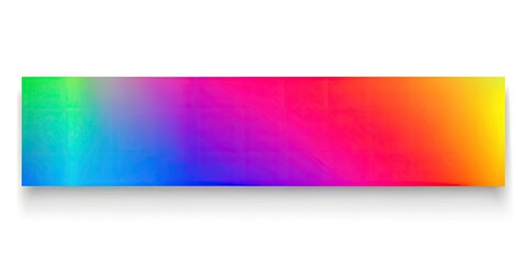 A colorful, modern, and customizable vector banner with a subtle gradient effect, perfect for adding text or logos to create eye-catching promotional materials online.