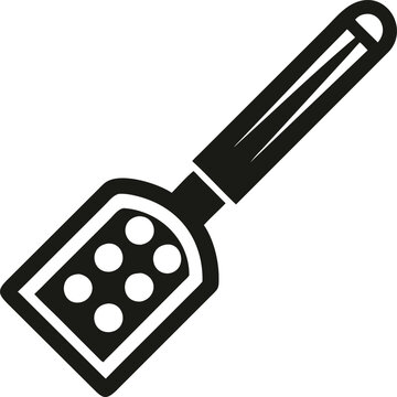 recommend clip art: Kitchen utensils spatula vector line art style