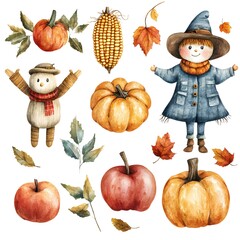 Whimsical Isolated Character on White Background, a playful and imaginative figure designed for creative projects and illustrations.