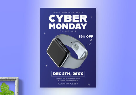 Cyber Monday Gadget Discount Flyer Template