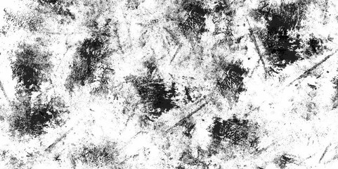 Grunge texture splash paint black and white. Abstract vector noise. Small particles on in white light seamless gray flat stucco gray stone table. Vector scratched grunge wall urban monochrome pattern.