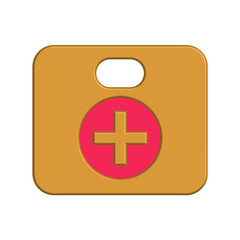 First aid kit icon template