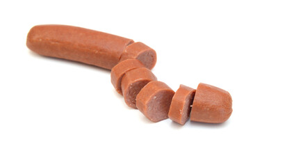 Stack Sausage, breakfast on white