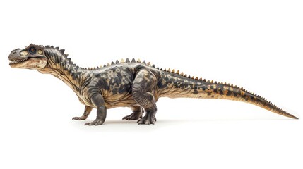 Fototapeta premium Dinosaur Model on White Background
