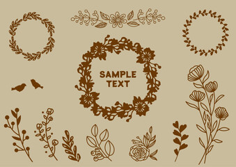 ボタニカル素材集