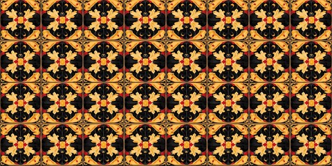 Medieval patterns with a historical, intricate design. seamless background pattern