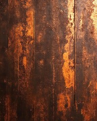 Fototapeta premium Rustic wooden background with rich textures and a warm, aged appearance.