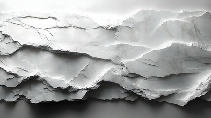 Abstract White Stone Texture, Rough and Cracked