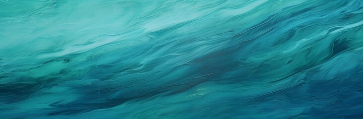 Abstract Ocean Blue Green Texture Background