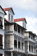 UNESCO World Heritage colonial architecture in central Paramaribo, Suriname