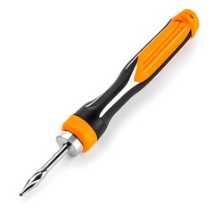 Macro Shot of a Perfect Screwdriver for Electrical Repairs